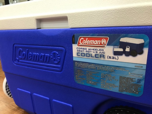 Colemanのクーラーボックス