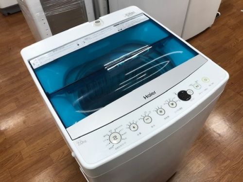 生活家電の洗濯機