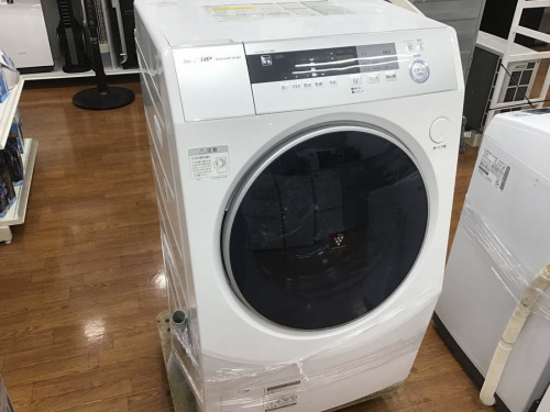 家事家電のドラム式洗濯機
