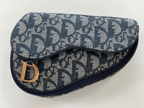 Christian Dior クリスチャンディオール/トロッター柄/サドルポーチ