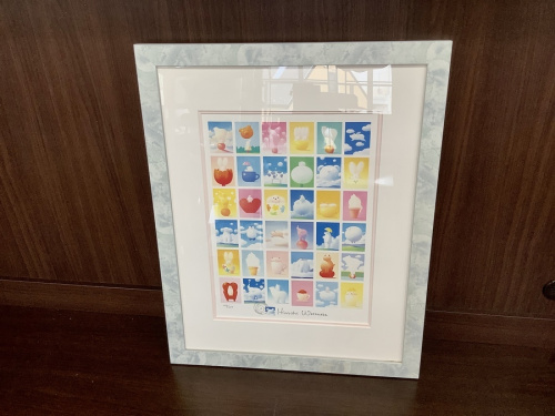 額のリトグラフ