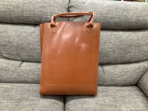 フルブライドルレザートートバッグのGLENROYAL