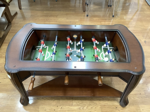 テーブルのサッカーテーブル&チェア2脚
