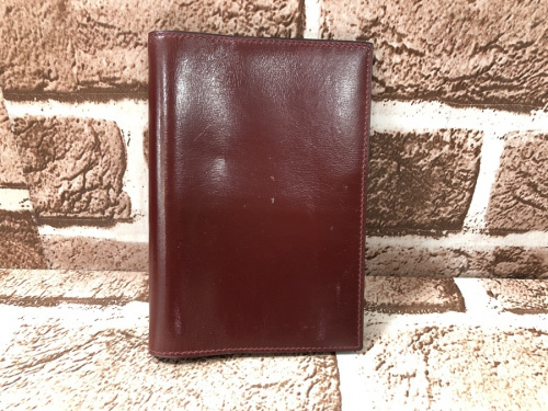 エルメスレザーの手帳カバー