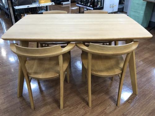 テーブルのダイニング5点セット