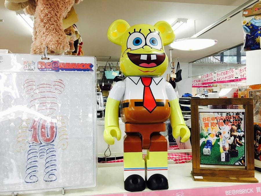 ベアブリック　スポンジボブ　1000% BE@RBRICK】1000% スポンジボブ入荷！【トレファク上板橋店】｜2017年