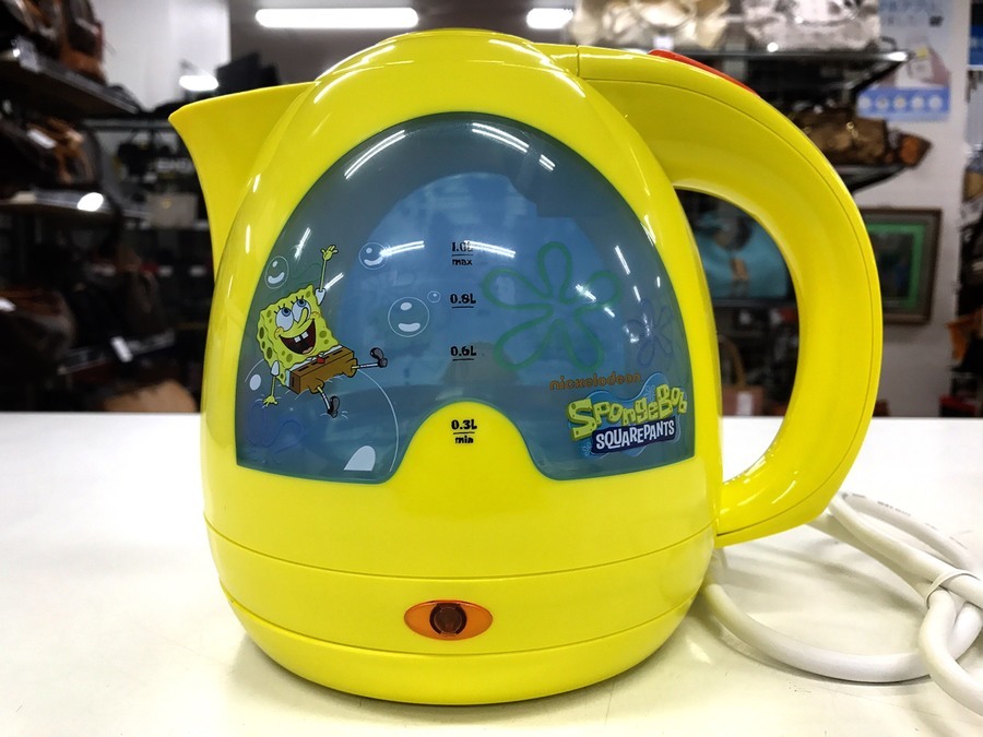 激レア！未使用【スポンジボブ】電気ケトル入荷【上板橋】｜2019