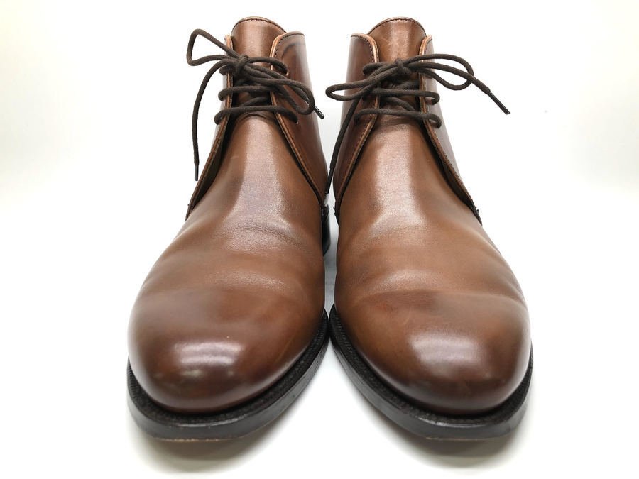 トリッカーズ　シッブスコラボ　チャッカブーツ 783 / 1026 美品 トリッカーズ チャッカブーツ ネイビー カーフ