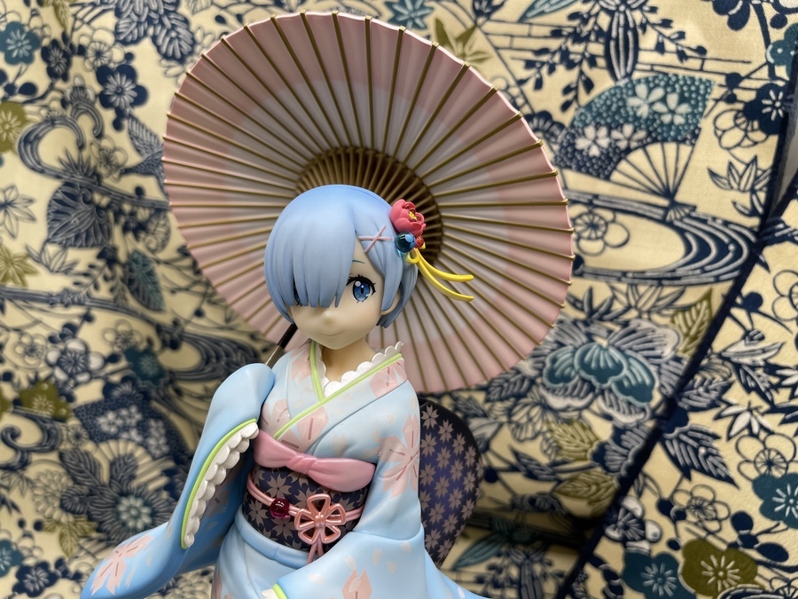 スマホで購入】リゼロより、レムのフィギュア『浮世絵桜Ver.1/8