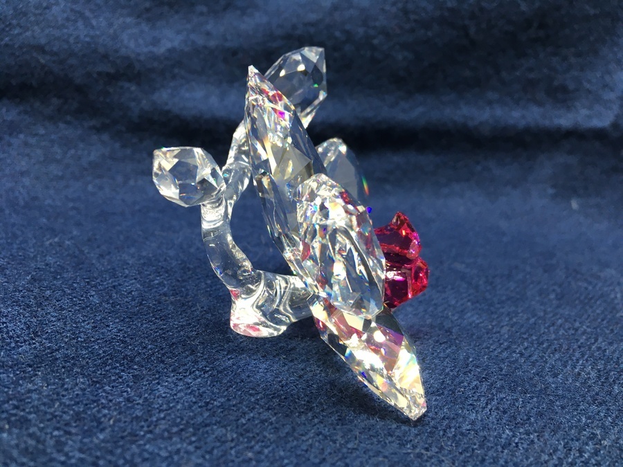 廃盤 美品 SWAROVSKI オーキッド ブロッサム 胡蝶蘭 クリスタル
