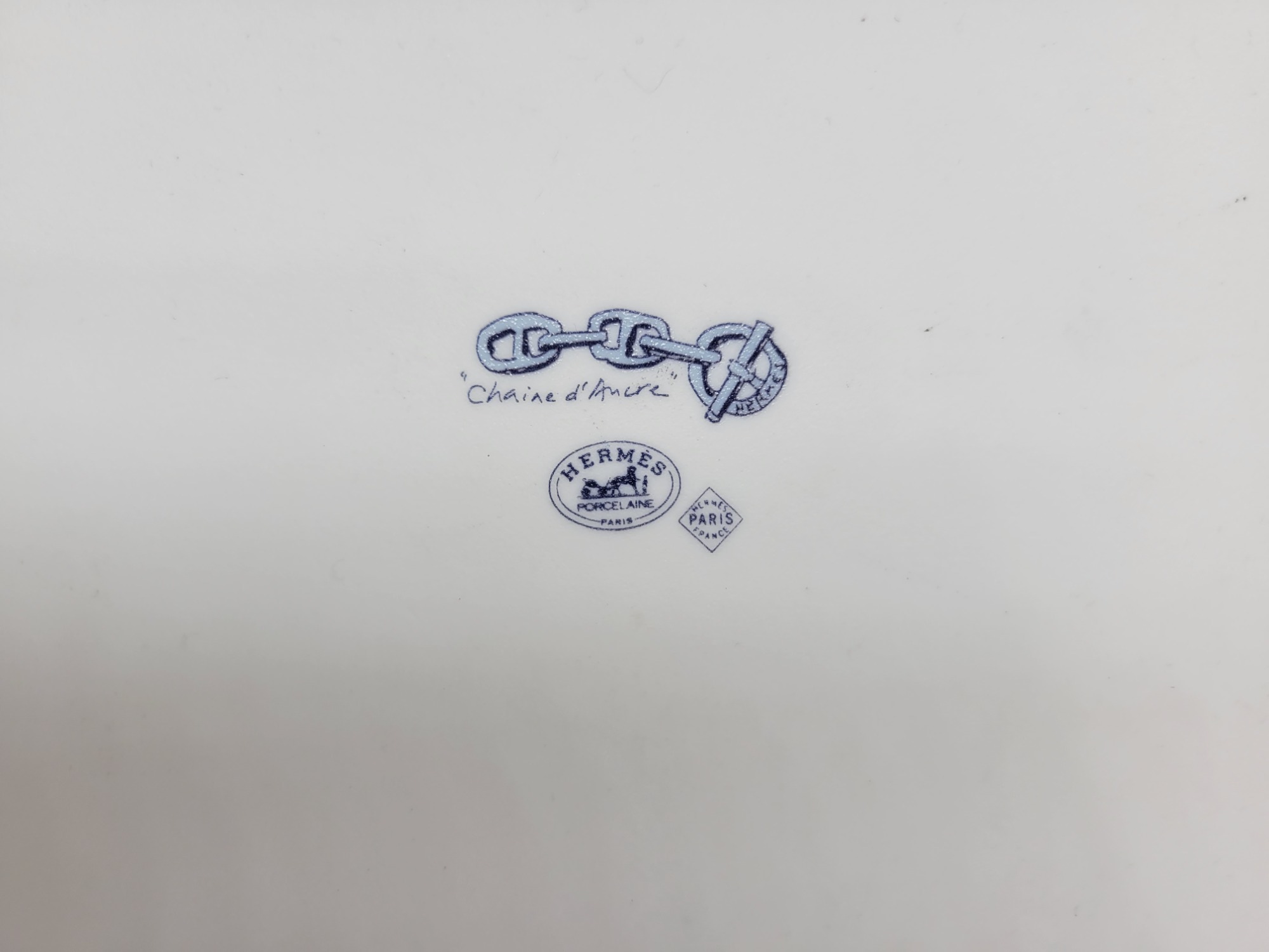 HERMES エルメス　シューヌダンクル　スクエアプレート　新品,未使用 未使用品 エルメスプレート シェーヌダンクル 皿 HERMES - 【未使用品