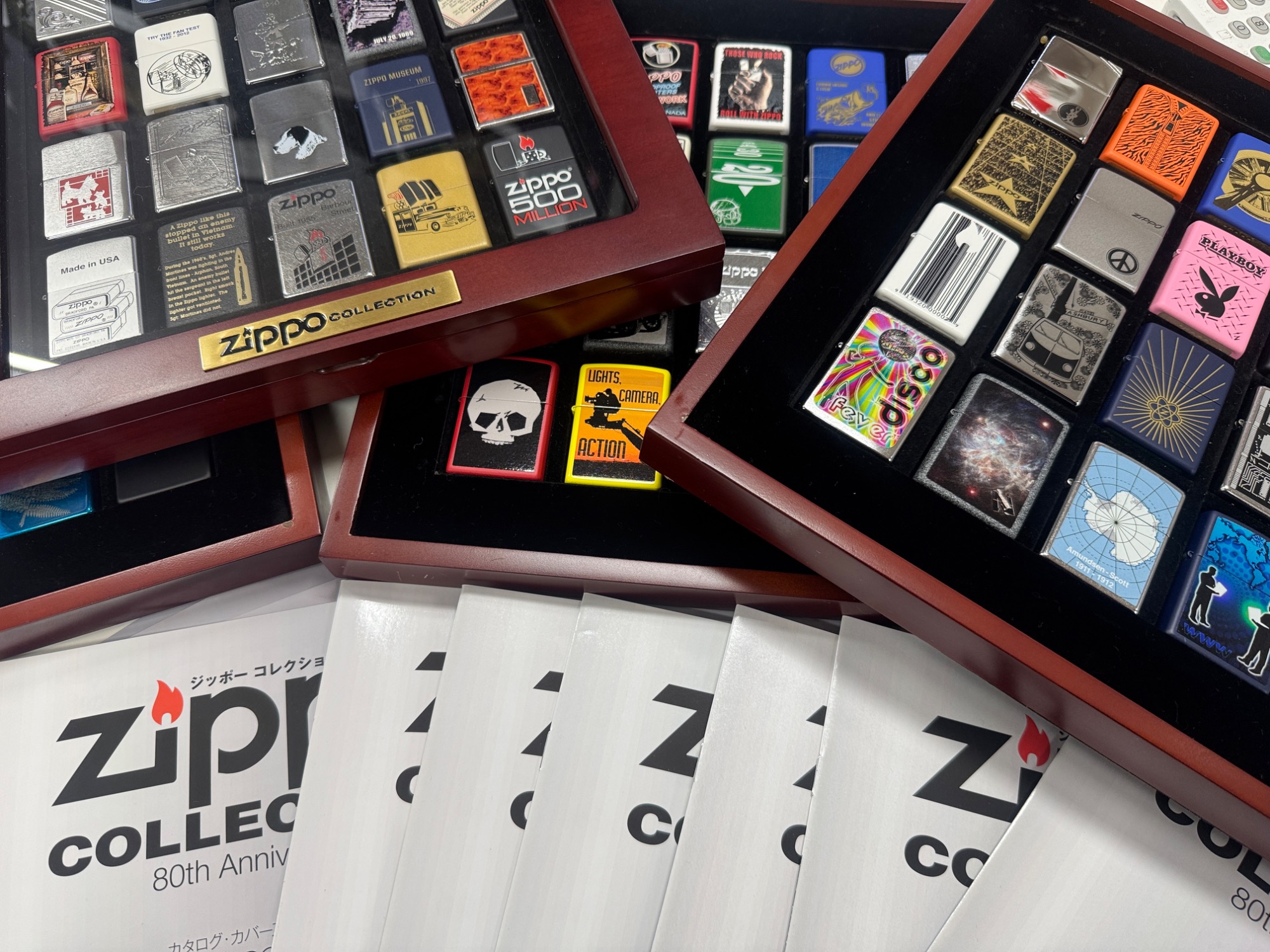 ZIPPO(ジッポ)よりディアゴスティー二 80th Anniversary 120点セットを
