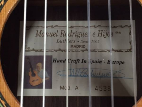 楽器買取のMANUEL RODRIGUEZ
