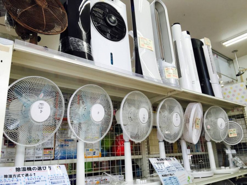 夏物家電の扇風機