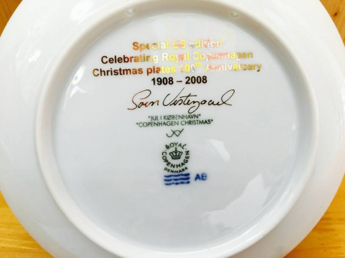 Royal Copenhagenのイヤープレート