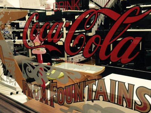 コカコーラのミラー