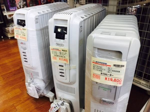 冬家電のヒーター