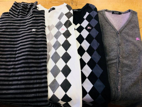 ジャケットのBURBERRY BLACK LABEL