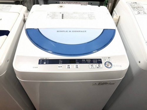 生活家電の洗濯機
