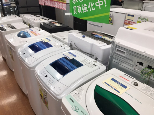 生活家電の洗濯機