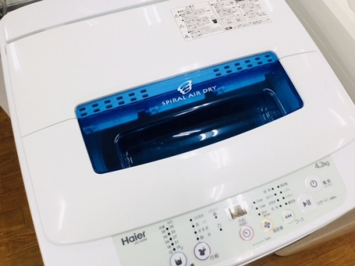 生活家電の洗濯機
