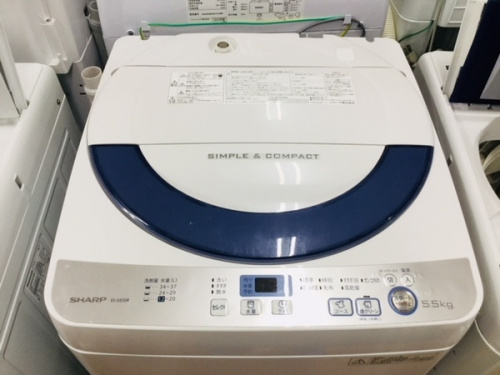 生活家電の洗濯機