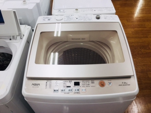 生活家電の洗濯機