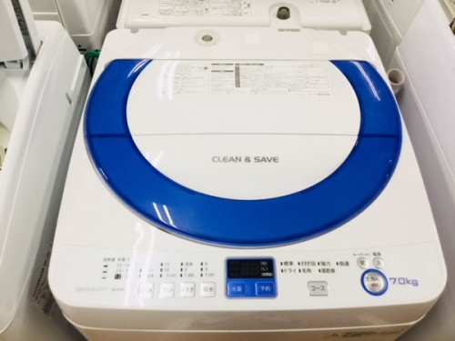 生活家電の洗濯機
