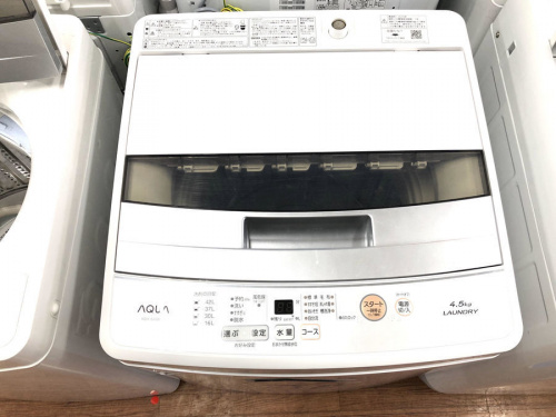 生活家電の洗濯機
