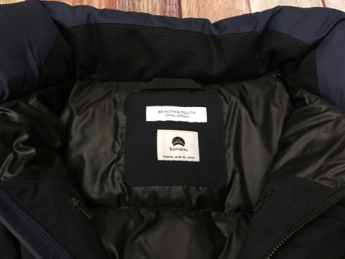 ダウンジャケットのBEAUTY&YOUTH