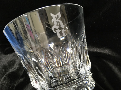 ペアロックグラスのBaccarat