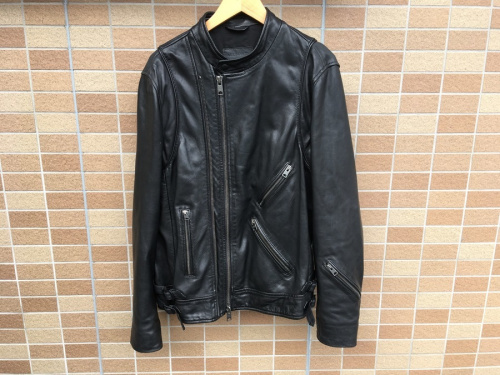 ジャケットのラムレザージャケット