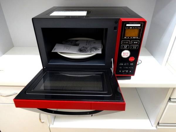 カッコいい赤黒カラーのオーブンレンジ買取入荷！｜2015年01月28日
