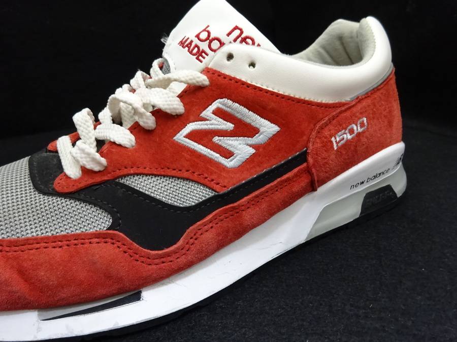 【希少】NEW BALANCE ニューバランス M1500CSW MADE IN ENGLAND 27cm USA9 赤 New Balance - ニューバランス M1500CSW UKmadeの通販 by えぽっち