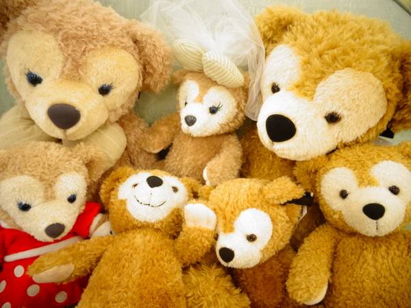 ④ ダッフィー毛長旧M 毛長ダッフィー ぬいぐるみ Duffy Disney Mサイズ 旧Lサイズ