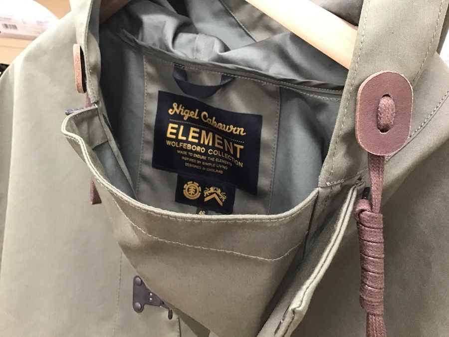 メンズ通年買取】NIGEL CABOURN×ELEMENTのザバローミリタリースモック