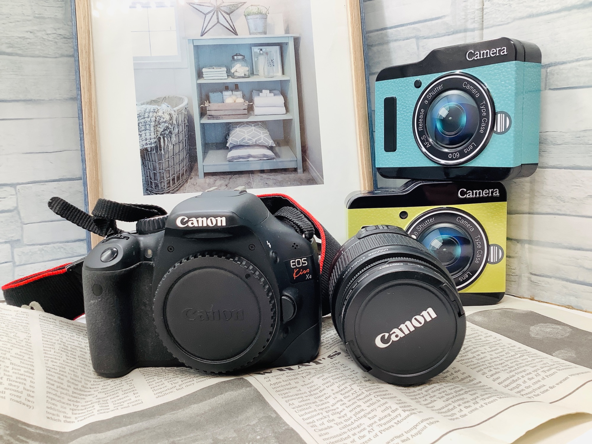 値下げ❗Canon一眼レフセット+純正ケース[ジャンク品] 値下げ❗Canon一眼レフセット+純正ケース[ジャンク品] 値下げ❗Canon