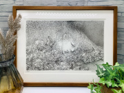 わたせせいぞう アートポスター『アザレアの風より穏やかに』が