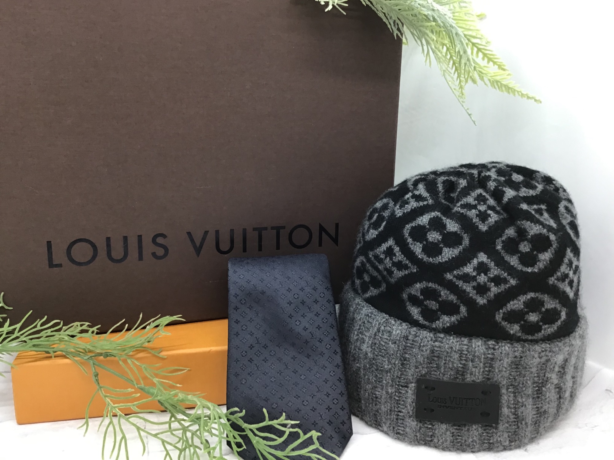 ルイ・ヴィトン&グッチ　ニット帽セット LOUIS VUITTON・GUCCI・買取強化中！！】LOUIS VUITTONカシミヤ