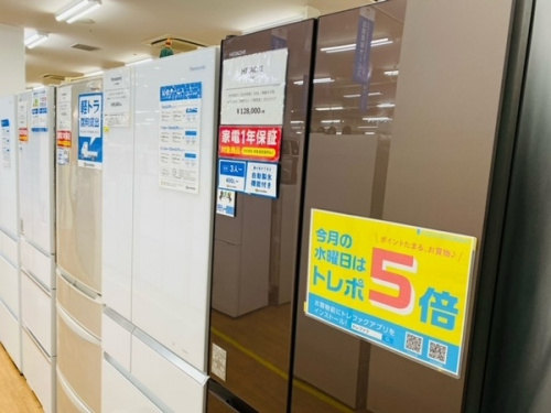 生活家電の冷蔵庫　中古　販売