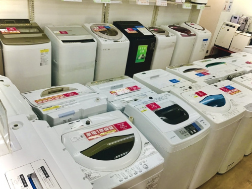 中古家電の中古洗濯機