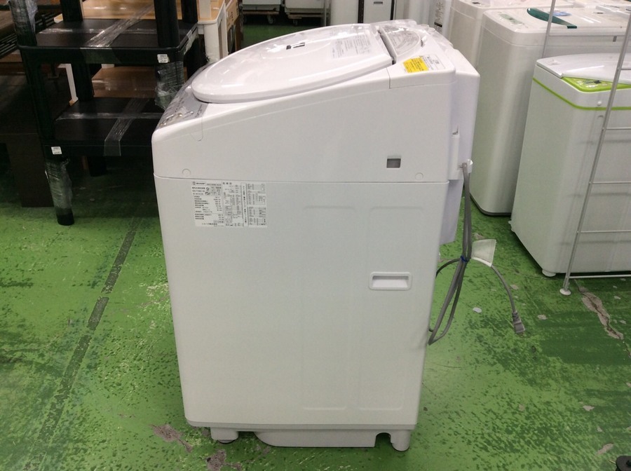 スマホで購入】SHARP（シャープ）の縦型洗濯乾燥機【ES-TX8C-W】を入荷