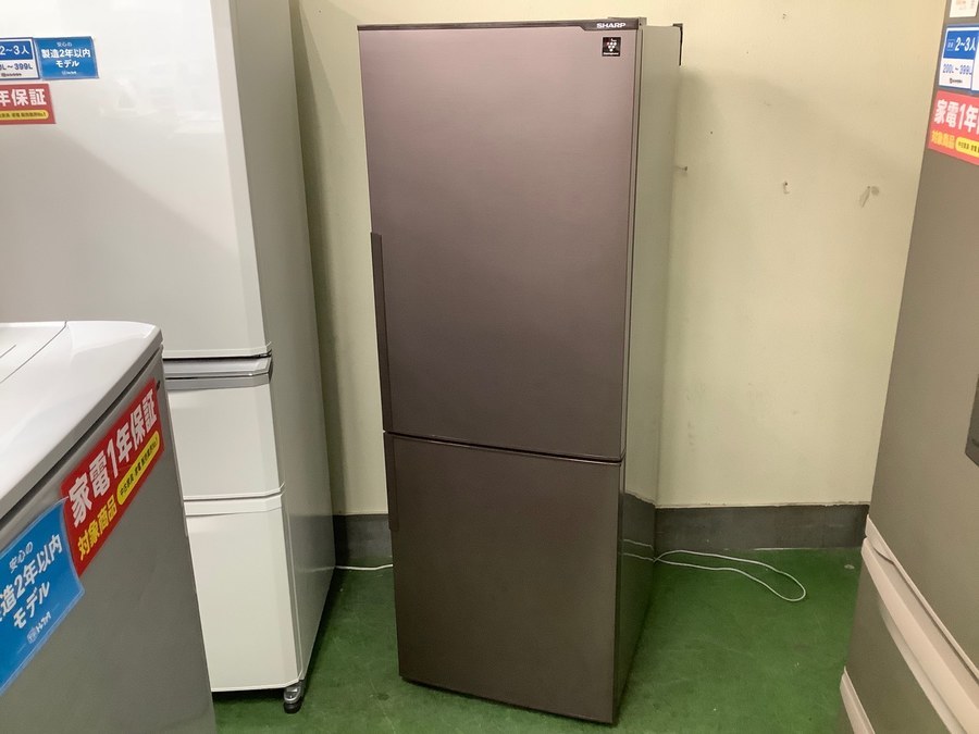 SHARP（シャープ）の2ドア冷蔵庫【SJ-PD27D-T】を買取入荷しました