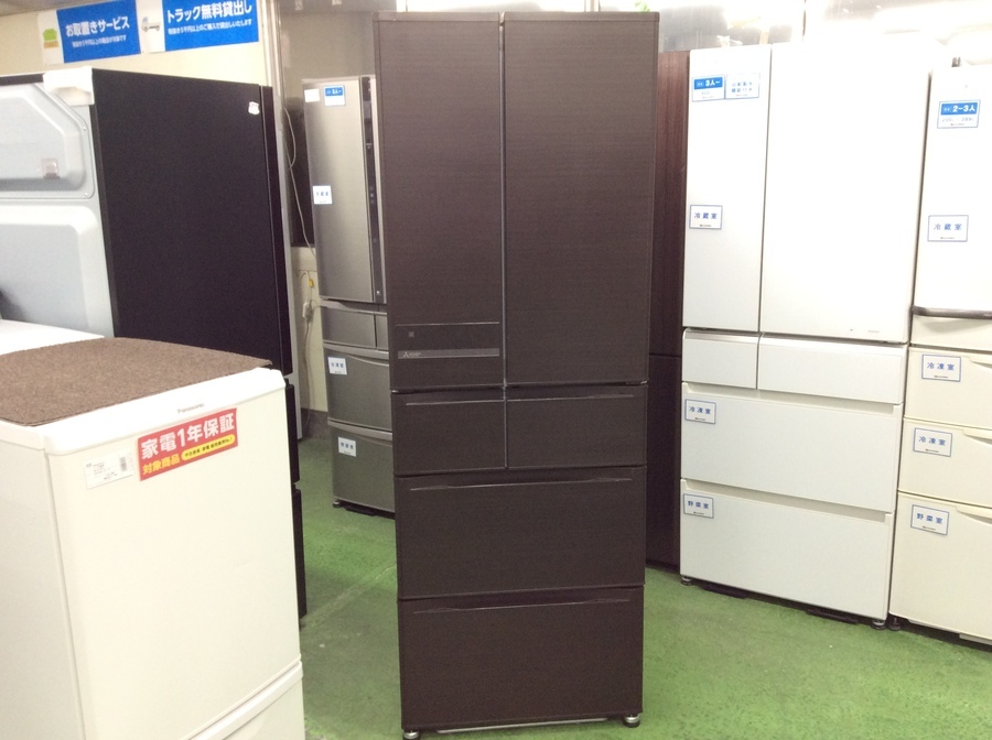 三菱 6ドア冷蔵庫 MR-JX52A-RW1 2017年製