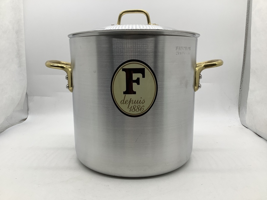FAUCHON 鍋　寸胴 FAUCHON 寸胴鍋（ｱﾙﾐ21cm,7.2L)を買取入荷いたしました！｜2022年06月