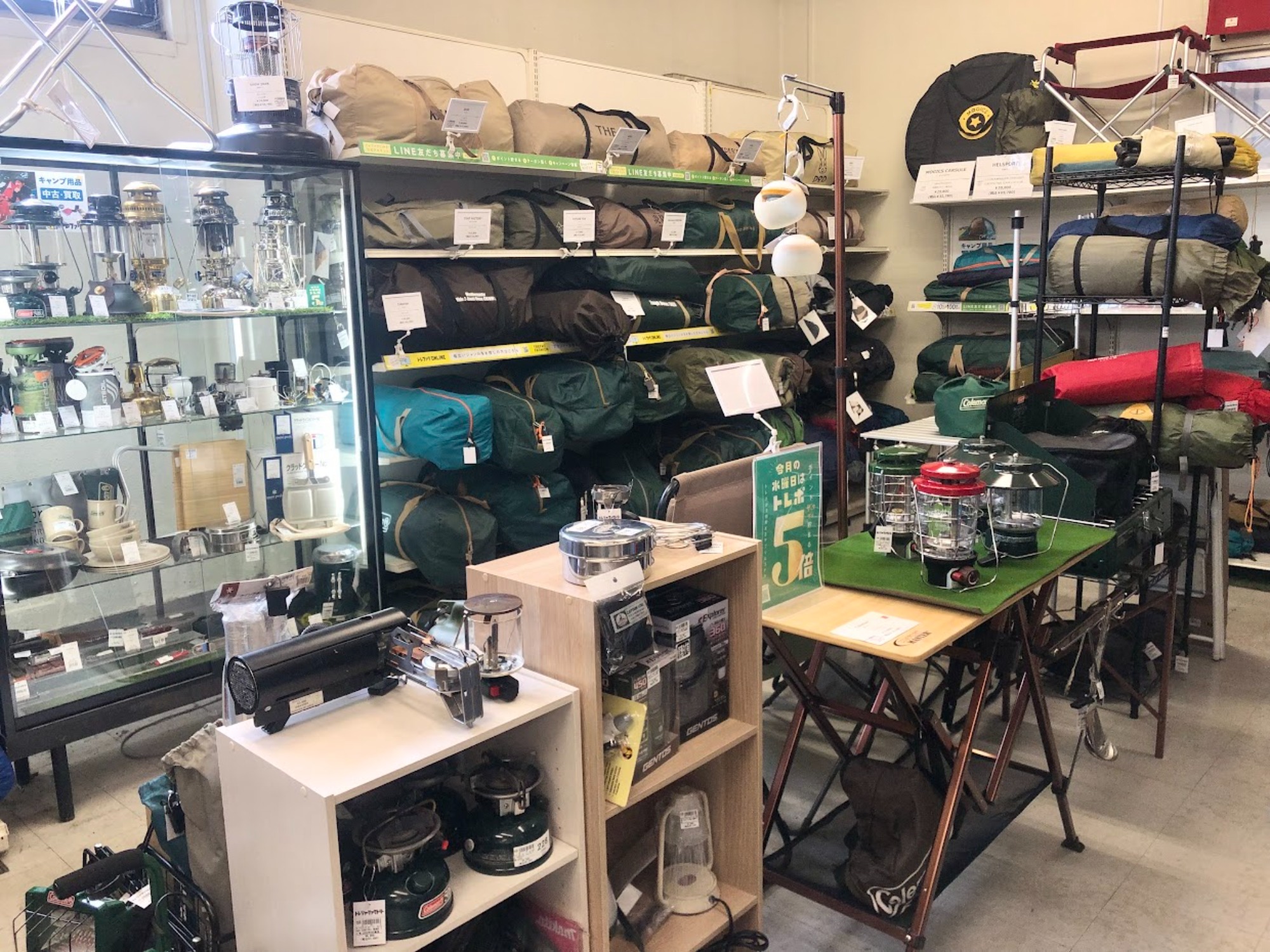 売場紹介】多くのアウトドアアイテムを展開中！当店自慢のアウトドア