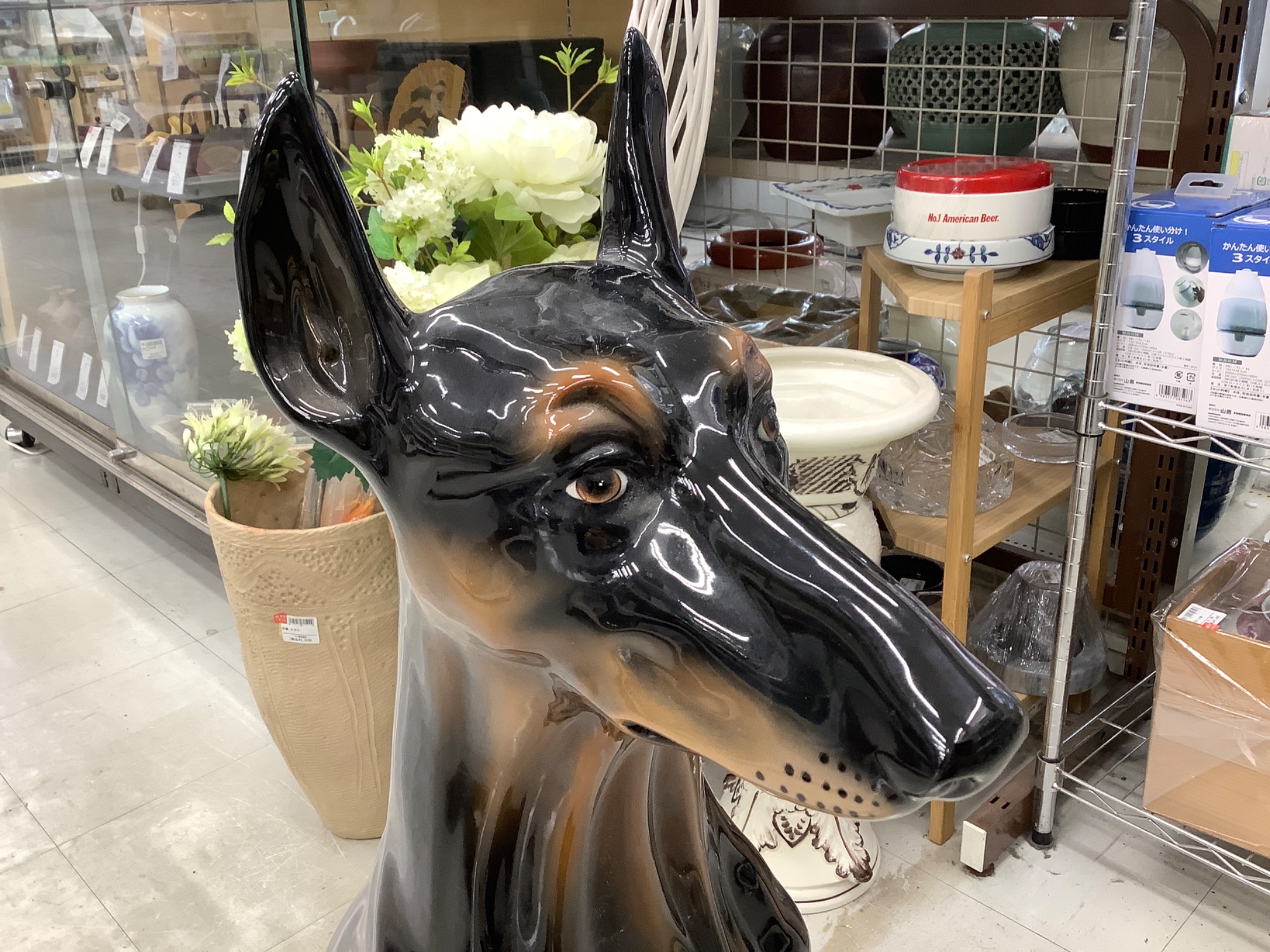 買取入荷しました、ドーベルマンの置物をご紹介！！｜2024年09月02日