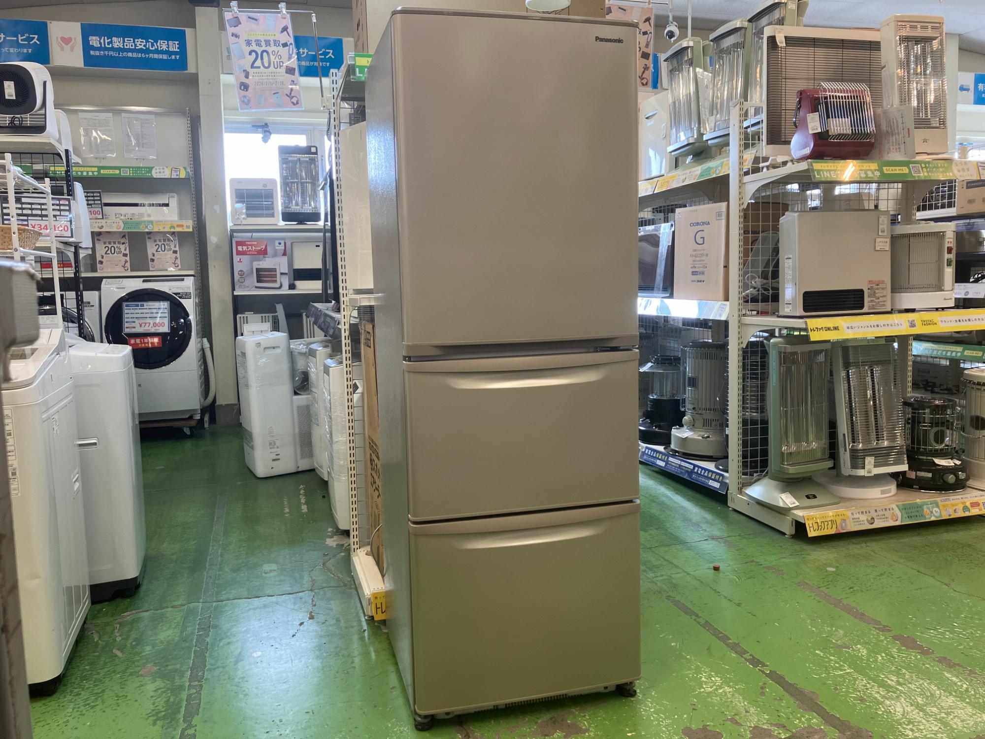 Panasonic3ドア冷蔵庫NR-C344C-N買取入荷しました！｜2026年02月18日
