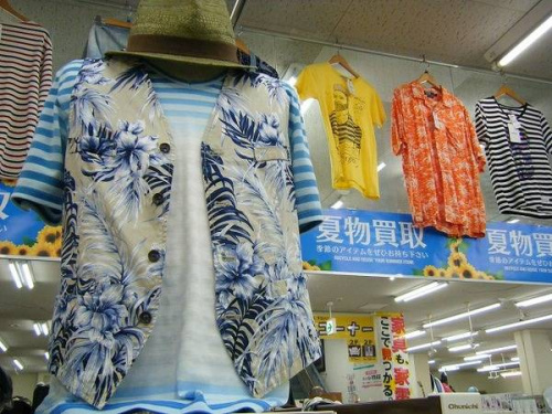 メンズファッションの夏物衣類