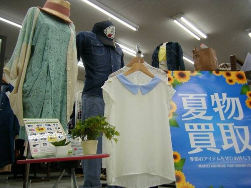 夏物衣類の練馬